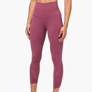 Lululemon Wunder Under Crop High Rise Roll Down Scallop Luxtreme Leggings 24”